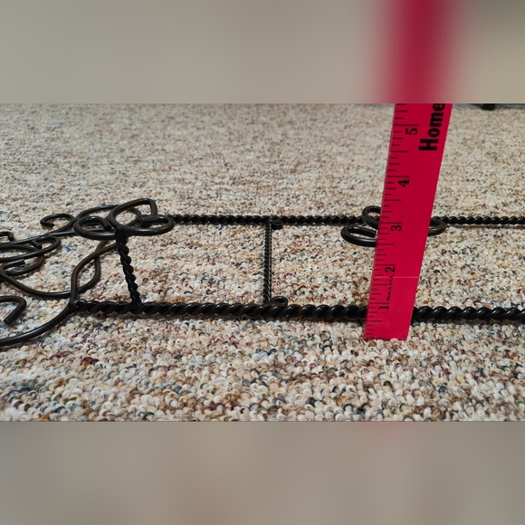 Home Decorators Black Wrought Iron Wall Hanging, 46 x 9.5 x 2.5 - Picture 7 of 7